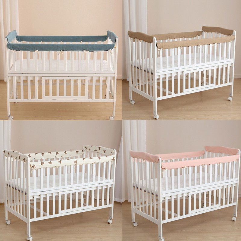 Baby Nursery Glider - 4 PCs Cotton Baby Bed Bumpers