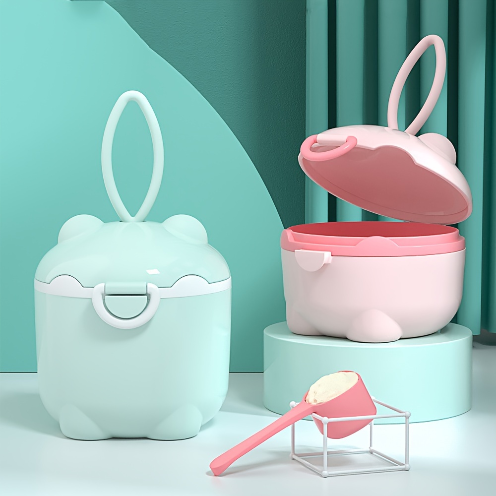 Baby Nursery Essentials - 1pc Portable Four-Layer Milk Powder Box,