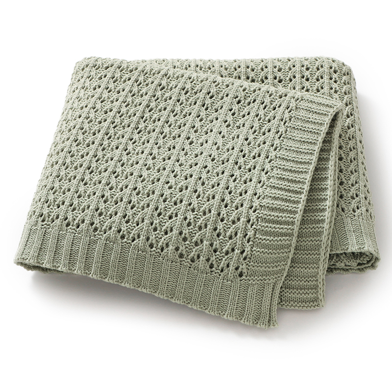 Baby Swaddle Blankets Knit 90* - Baby Girl Nursery Quilt ulasan dan harga