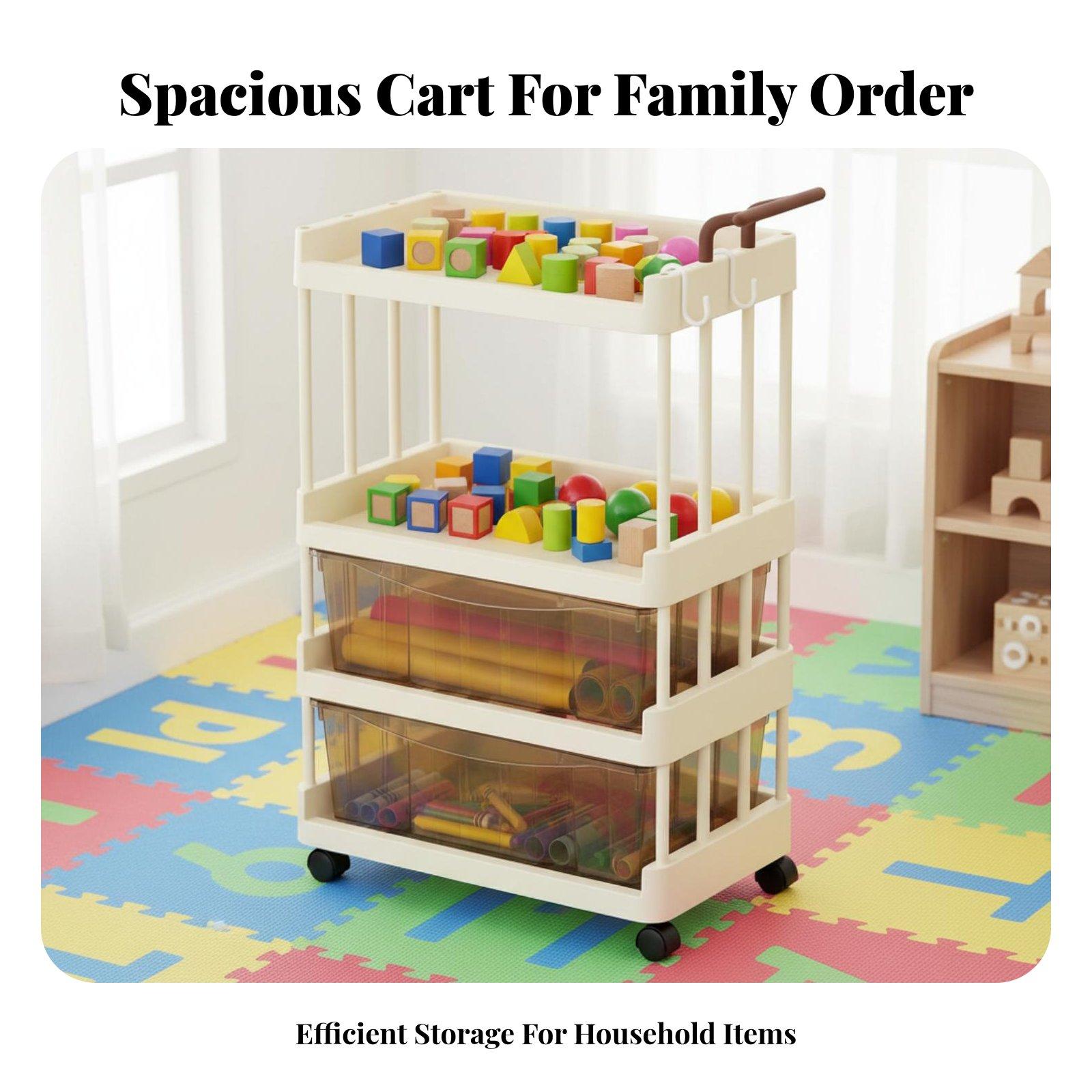 Infant Essentials Storage Cart - Baby Nursery Essentials ulasan dan harga