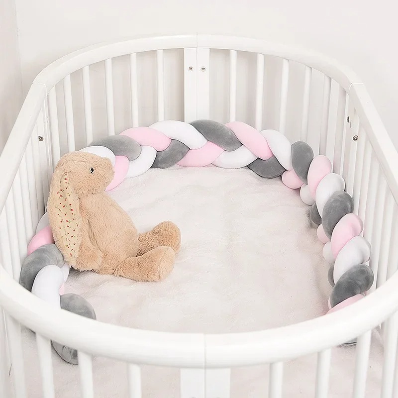 3M Baby Bed Bumper Long Knotte - Baby Nursery Glider ulasan dan harga