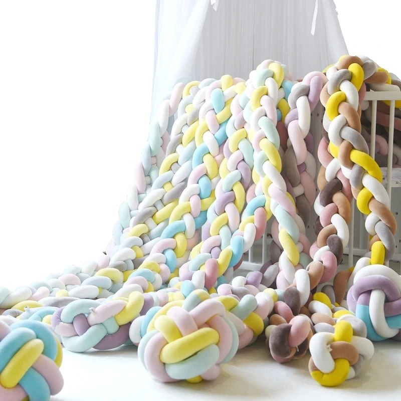 3M Baby Bed Bumper Long Knotte - Baby Nursery Glider ulasan dan harga