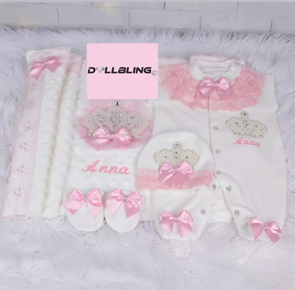 Dollbling Newborn Baby 4pcs+Sw - Baby Nursery Embroidery ulasan dan harga