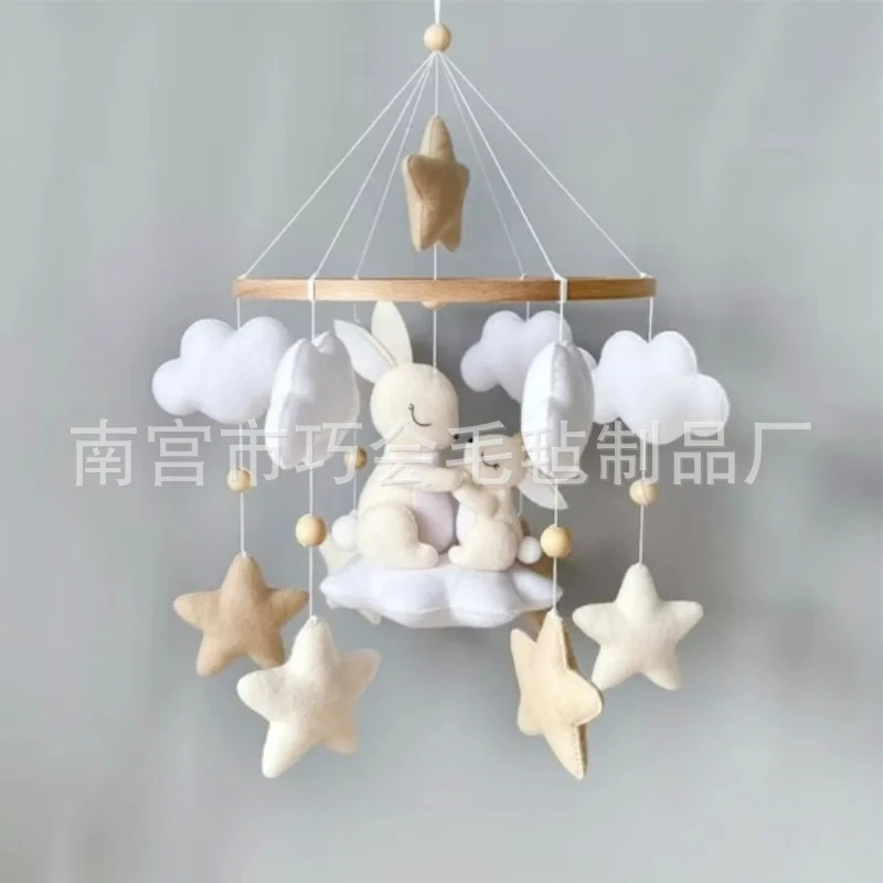 Handmade Soft Felt Bunny Baby  - Baby Nursery Crib ulasan dan harga