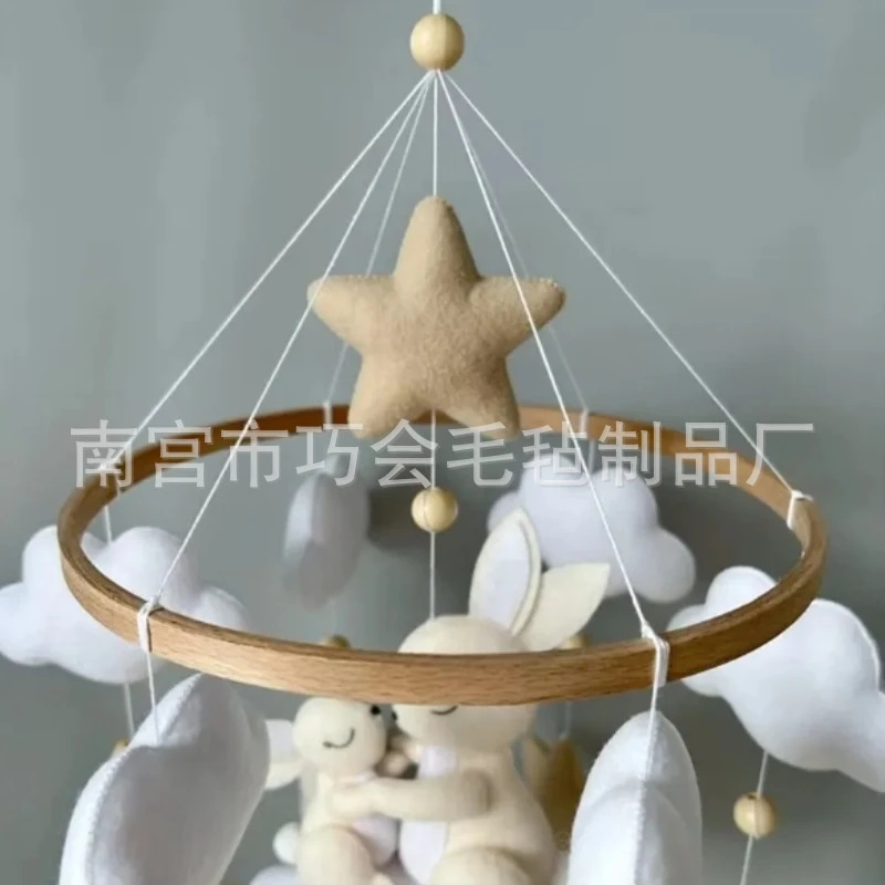 Handmade Soft Felt Bunny Baby  - Baby Nursery Crib ulasan dan harga