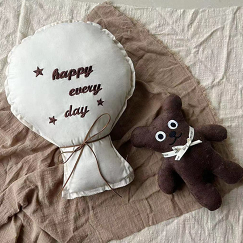 2Pcs Cotton Embroidery Balloon - Baby Nursery Embroidery ulasan dan harga