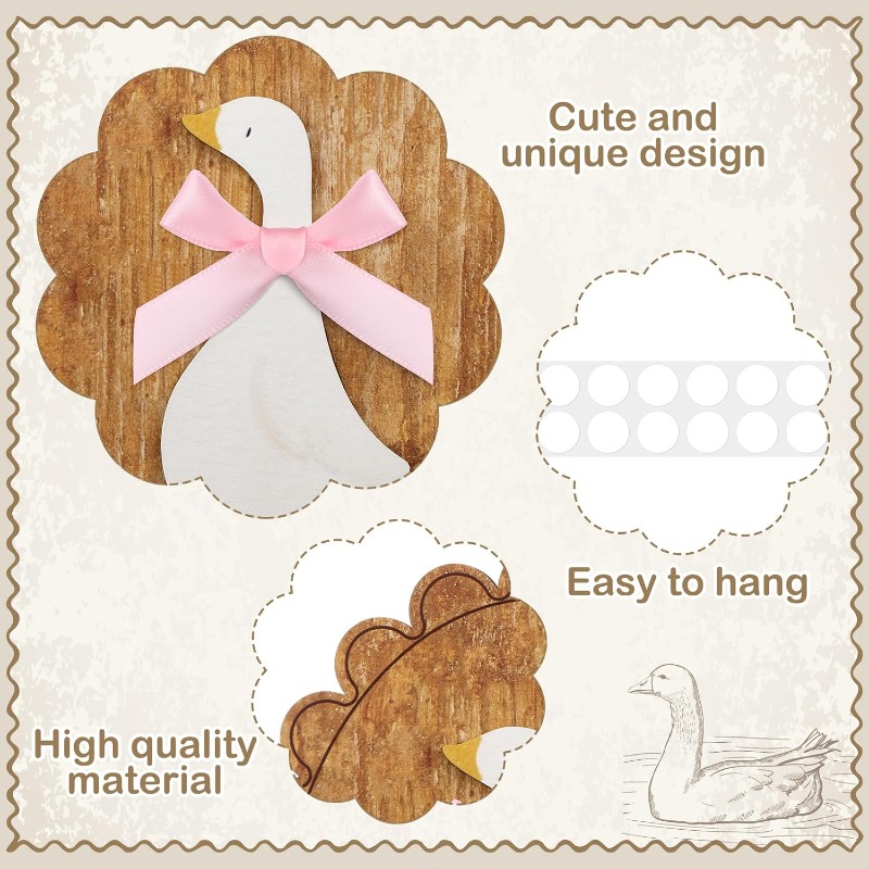 Whimsical Vintage Wooden Goose - Baby Nursery Vintage ulasan dan harga