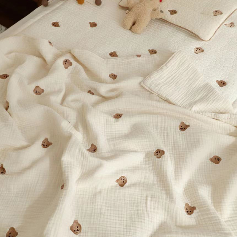 MILANCEL Ins Hot Newborn Baby  - Baby Nursery Embroidery ulasan dan harga