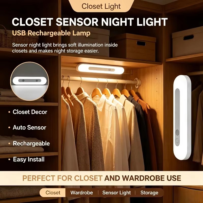 Intelligent Sensor Night Light - Baby Nursery Shelf ulasan dan harga