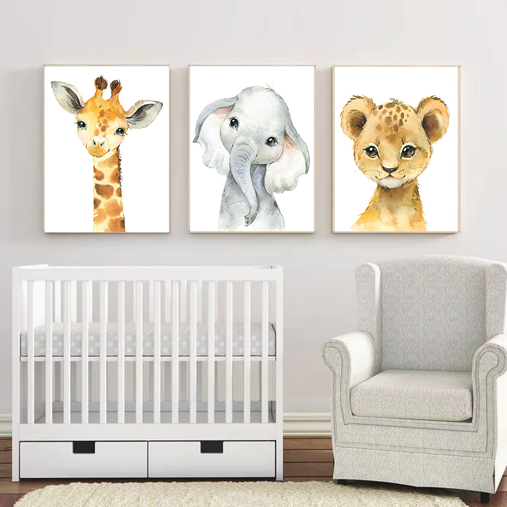 Safari Nursery Decor Set of 3  - Baby Nursery Jungle ulasan dan harga