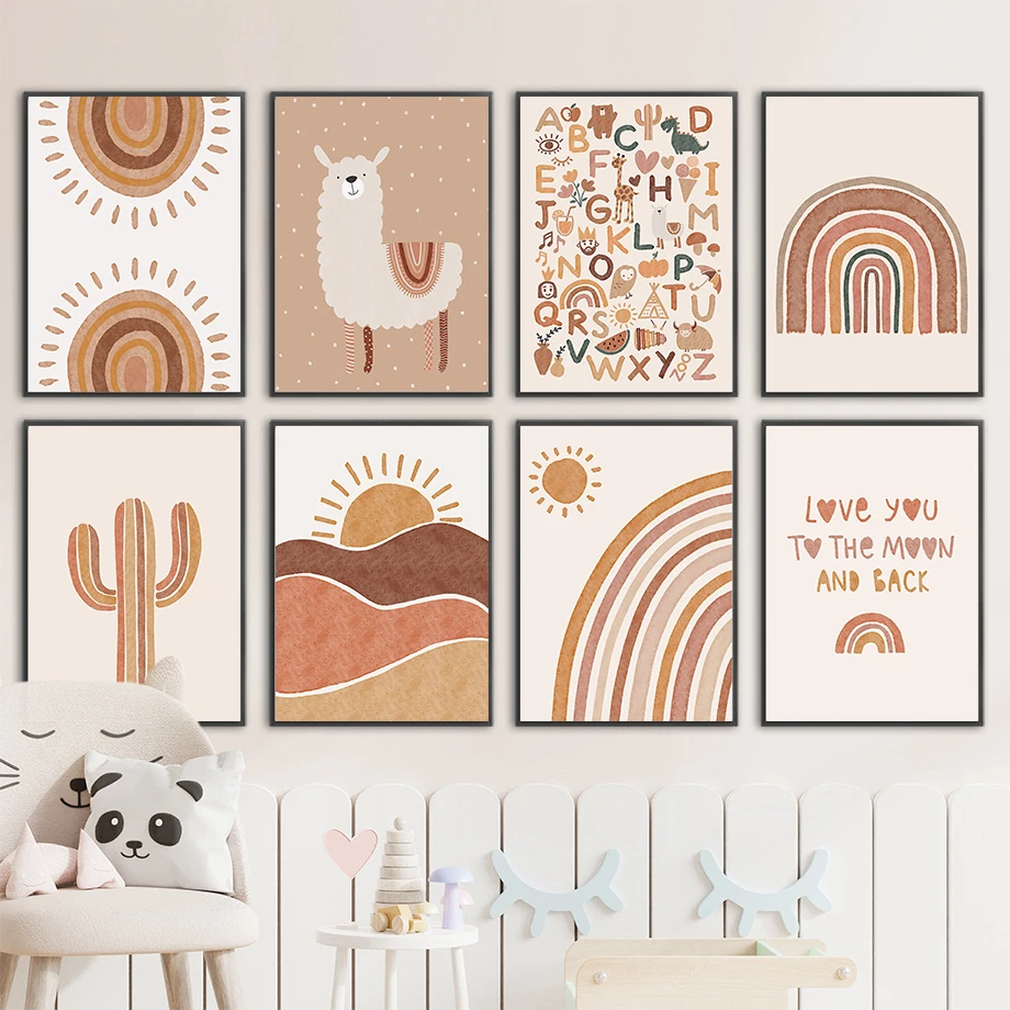 Alpaca Unicorn Sun Rainbow Cac - Baby Nursery Jungle ulasan dan harga