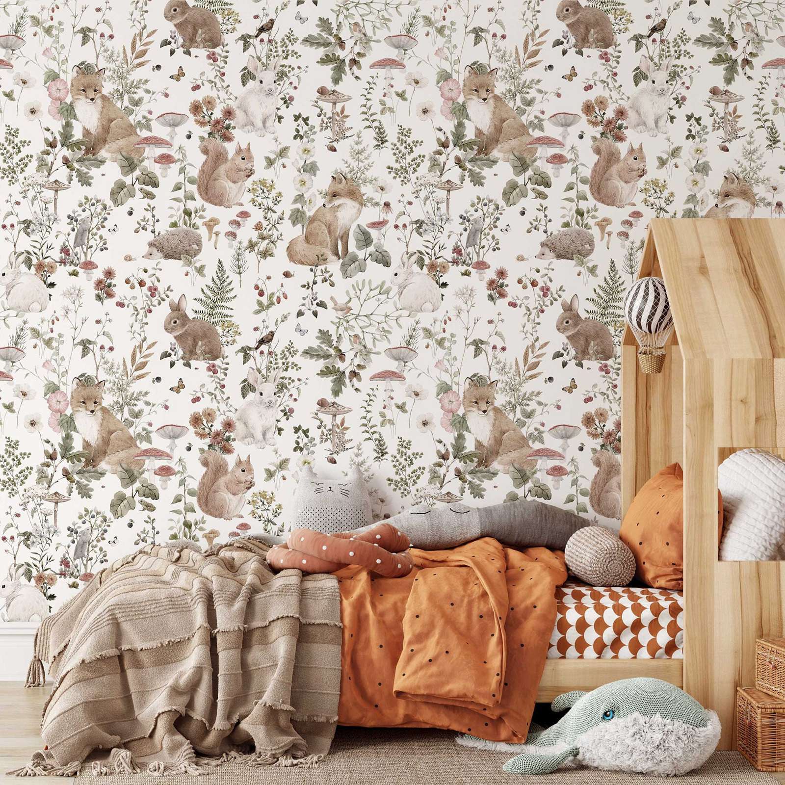 Forest Babies MuraL, Boys Nurs - Baby Nursery Vintage ulasan dan harga