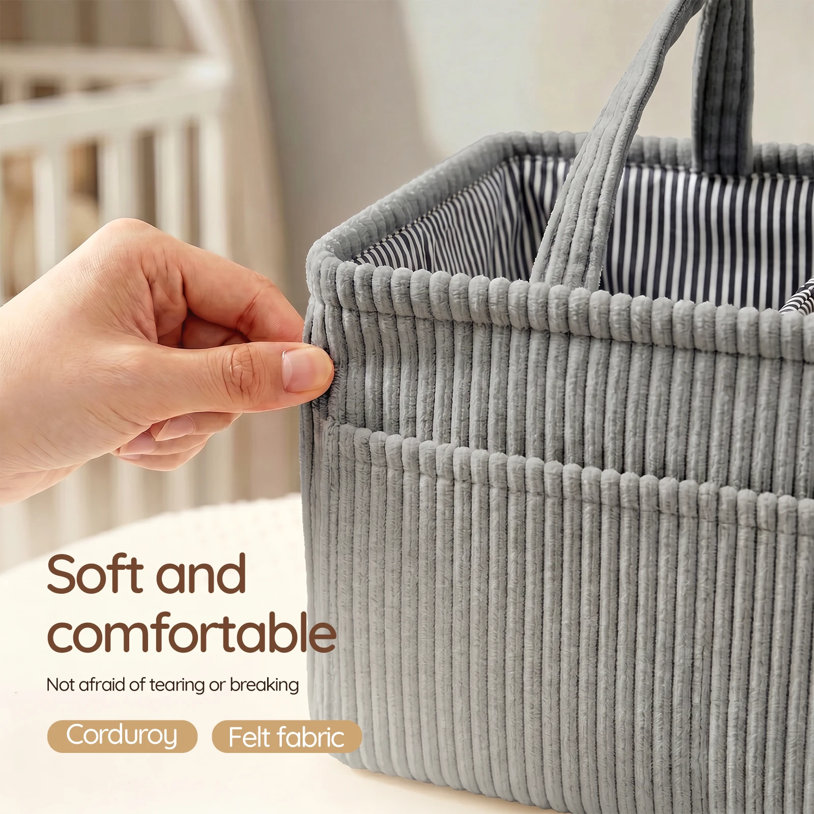 Baby Nappy Caddy Organizer Fol - Baby Nursery Storage ulasan dan harga