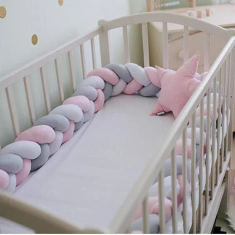 Boho Braided Crib Bumper Pillo - Baby Nursery Glider ulasan dan harga
