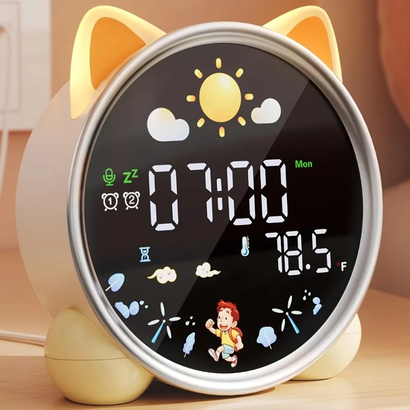 Kids Alarm Clock Ready to Rise - Sound Sleep Trainer Clock ulasan dan harga
