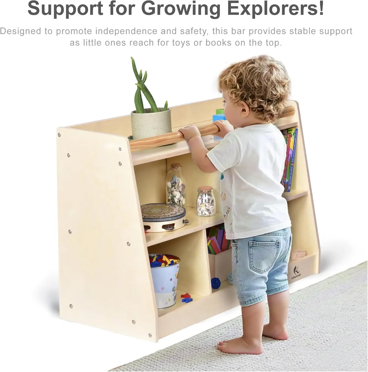 Montessori Toddler Shelf, Baby - Baby Nursery Shelf ulasan dan harga