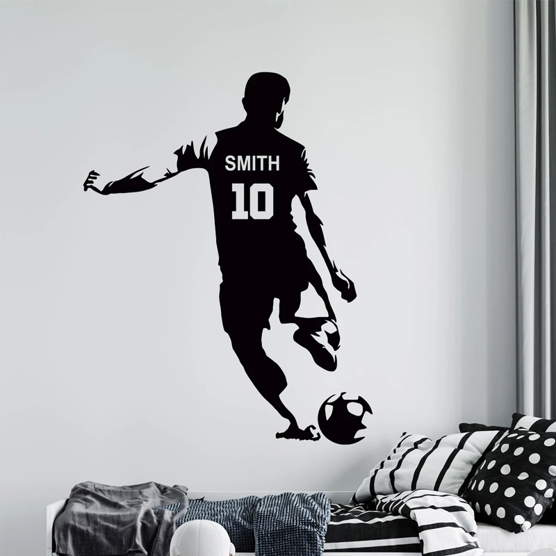 Personalized Soccer Player Nam - Baby Nursery Decals ulasan dan harga