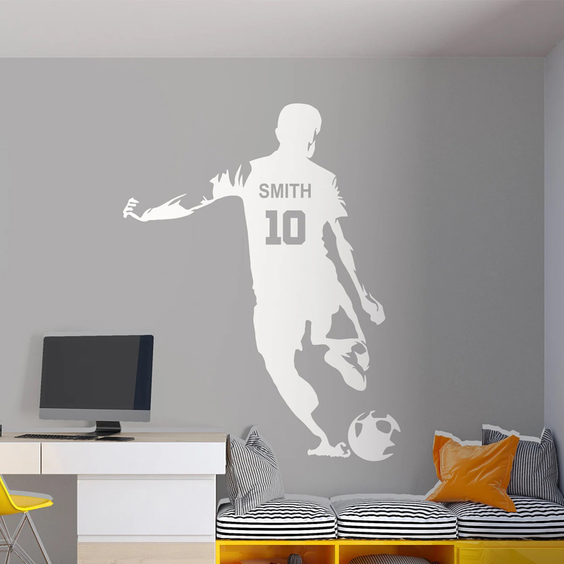 Personalized Soccer Player Nam - Baby Nursery Decals ulasan dan harga