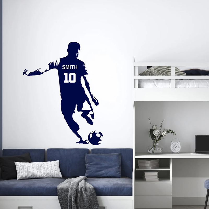 Personalized Soccer Player Nam - Baby Nursery Decals ulasan dan harga