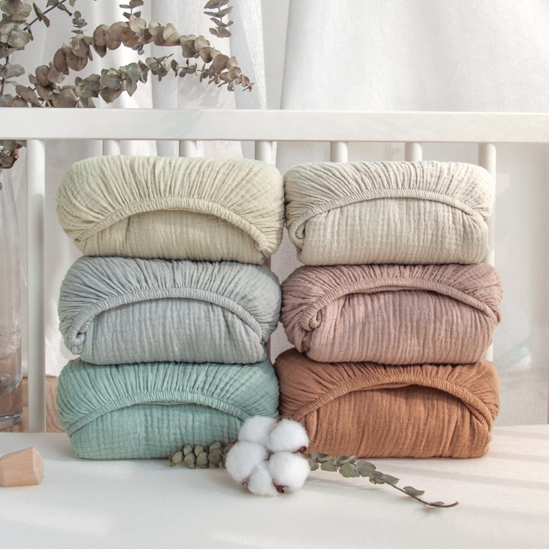 Soft Breathable Muslin Cotton  - Baby Nursery Crib ulasan dan harga