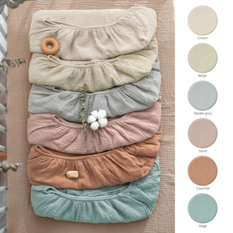 Soft Breathable Muslin Cotton  - Baby Nursery Crib ulasan dan harga