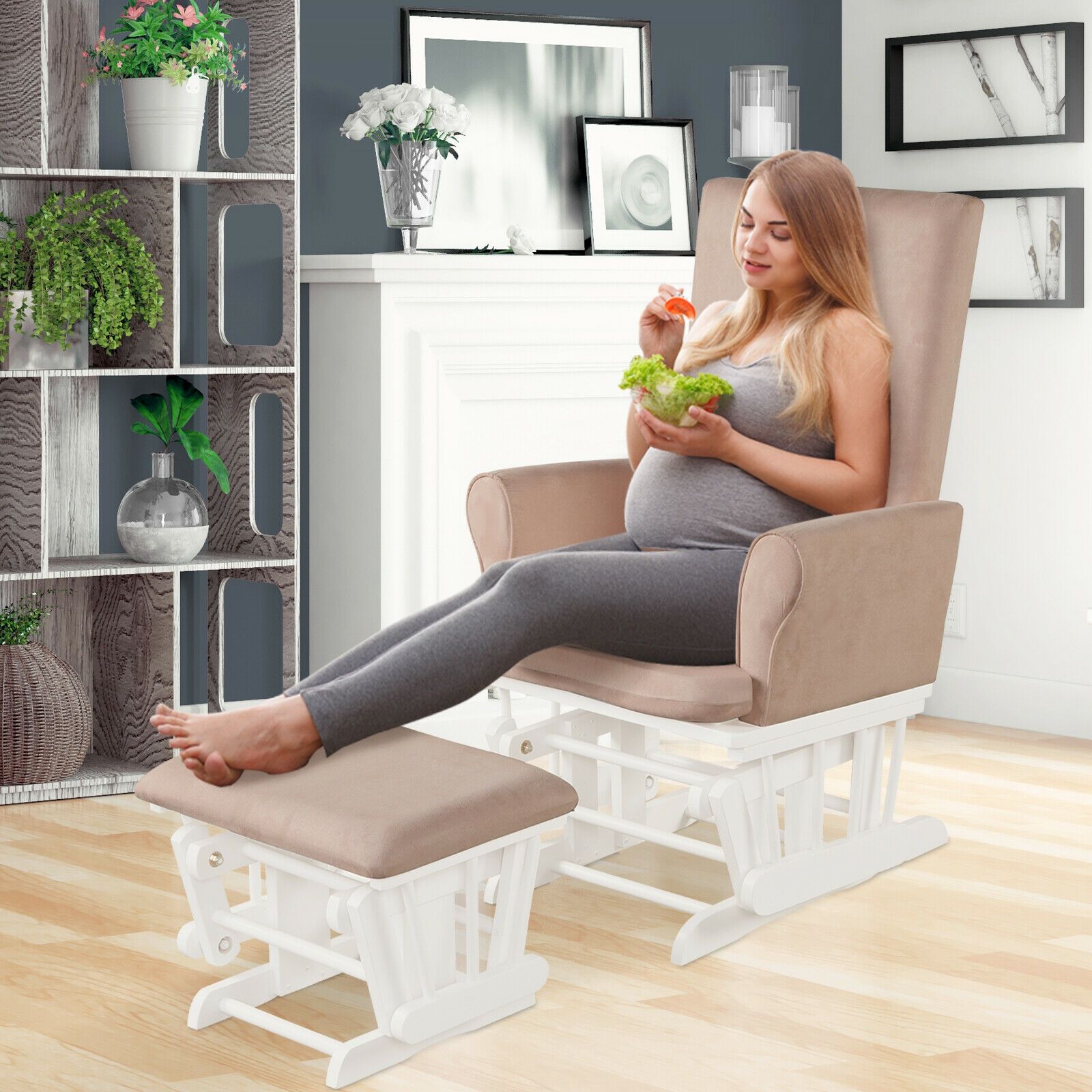 Baby Nursery Relax Rocker Rock - Baby Nursery Glider ulasan dan harga