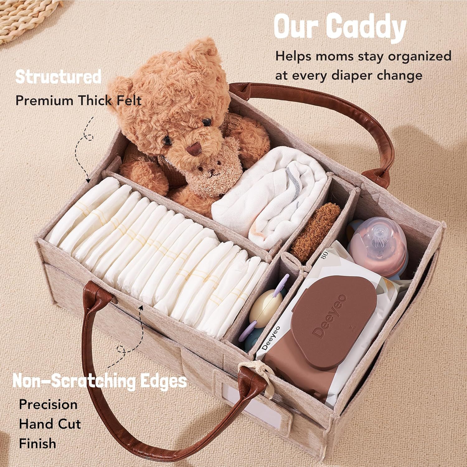 Baby Felt Storage Nursery Orga - Baby Nursery Storage ulasan dan harga