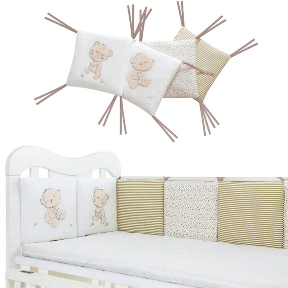 Baby Bed Protector Crib Bumper - Baby Nursery Glider ulasan dan harga