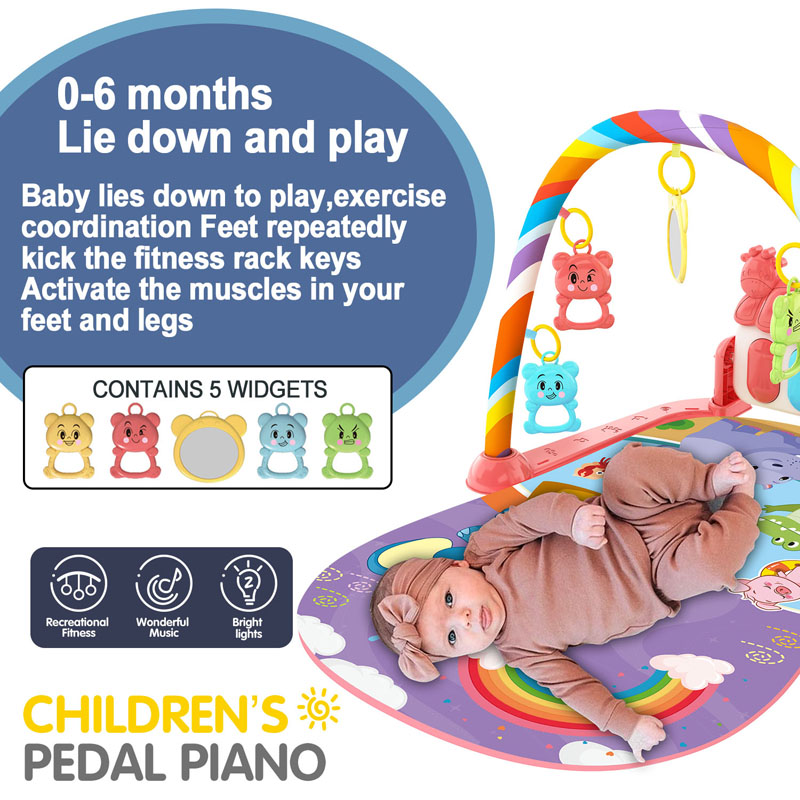 Baby Music Activity Gym Rug Pl - Baby Nursery Shelf ulasan dan harga