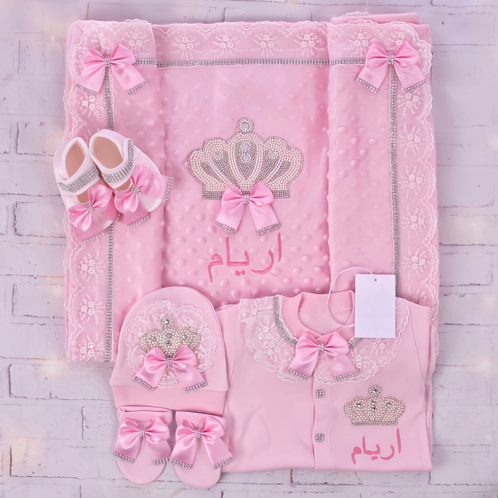 5pcs Baby Girl Newborn Jewels  - Baby Nursery Embroidery ulasan dan harga