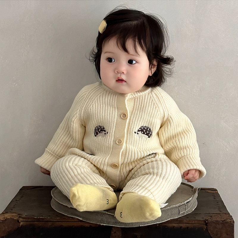 Hedgehog Embroidery Baby Knitt - Baby Nursery Embroidery ulasan dan harga