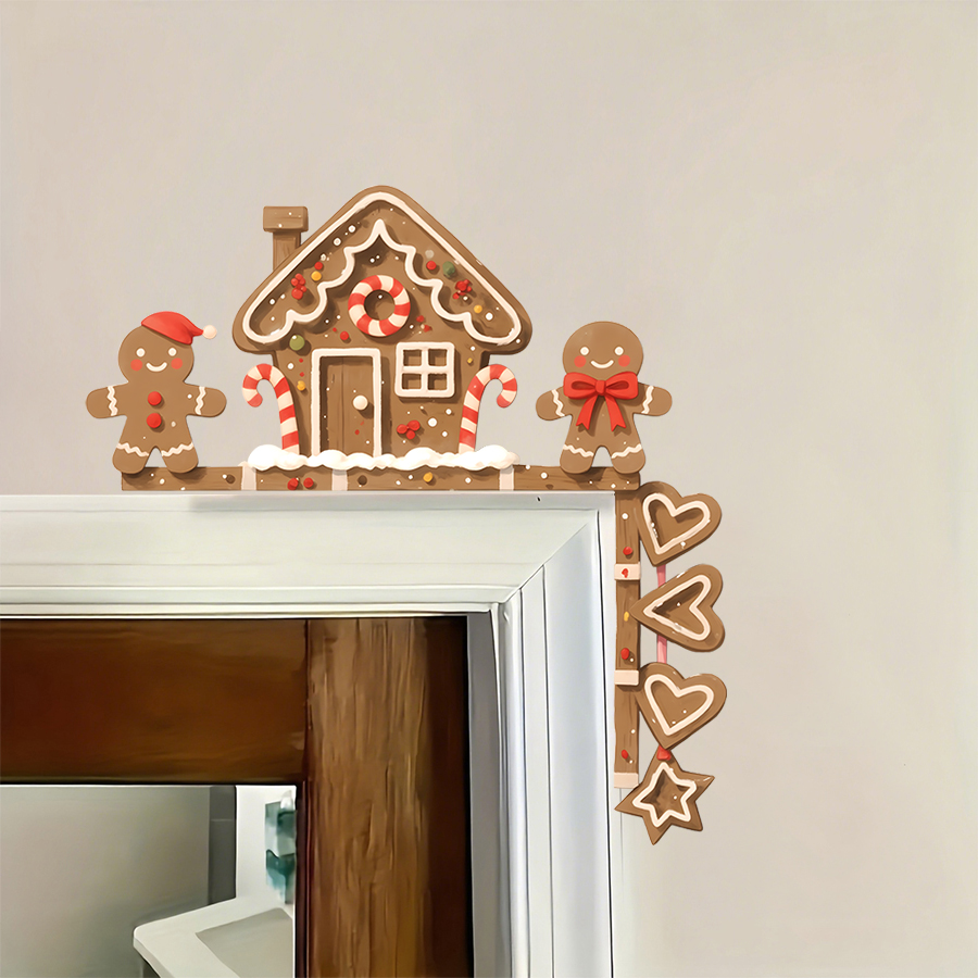 Gingerbread House & Man Christ - Baby Nursery Decals ulasan dan harga