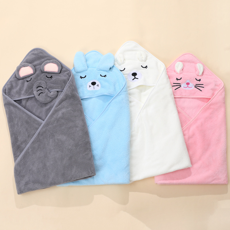 Cartoon Baby Bath Towels Soft  - Baby Nursery Essentials ulasan dan harga