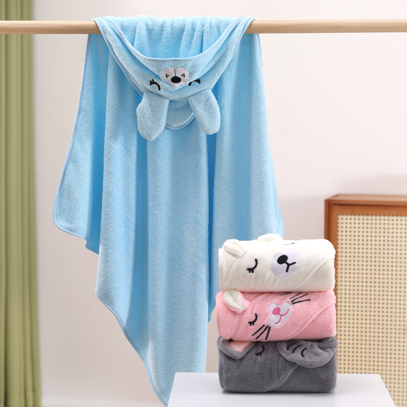 Cartoon Baby Bath Towels Soft  - Baby Nursery Essentials ulasan dan harga