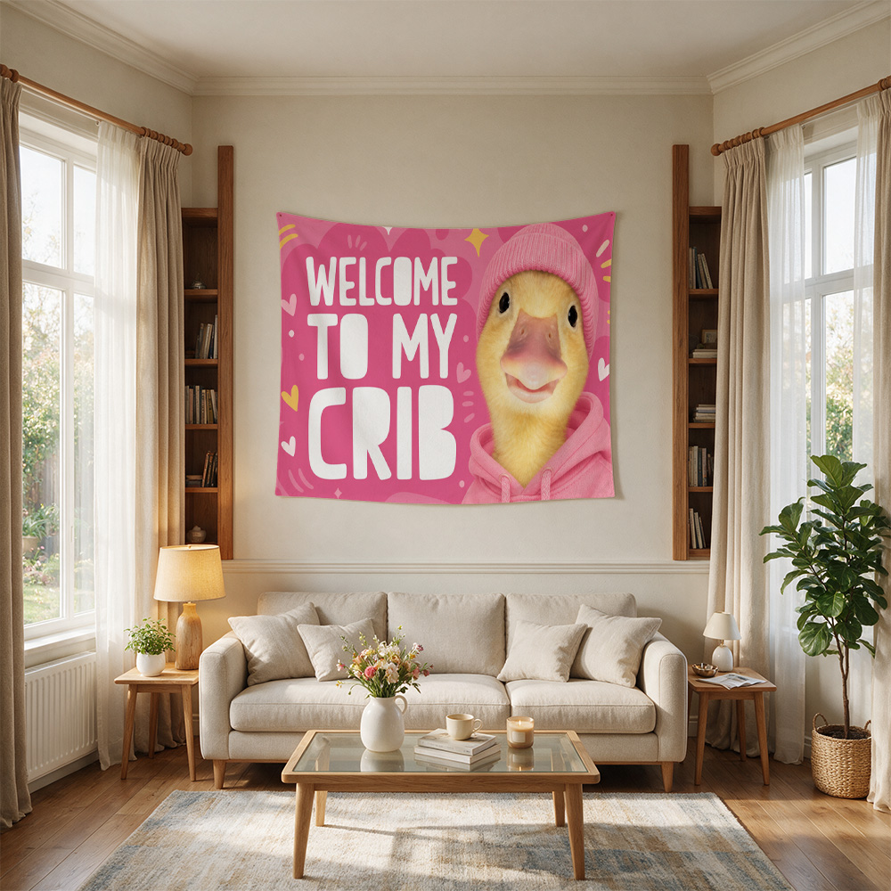 Cute Yellow Duck Nursery Wall  - Baby Nursery Crib ulasan dan harga