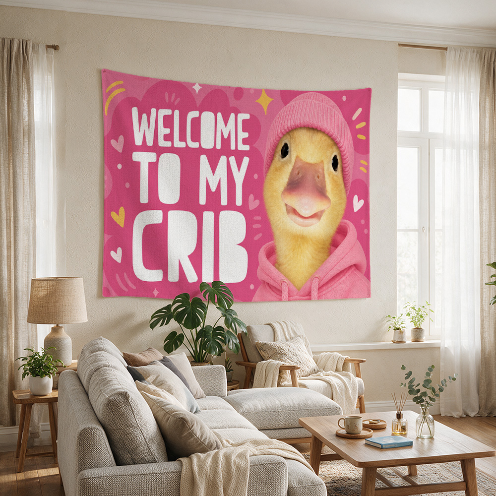 Cute Yellow Duck Nursery Wall  - Baby Nursery Crib ulasan dan harga