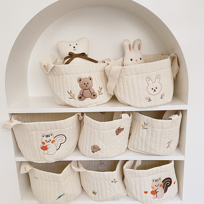 Baby Diaper Storage Bag Toys B - Baby Nursery Embroidery ulasan dan harga