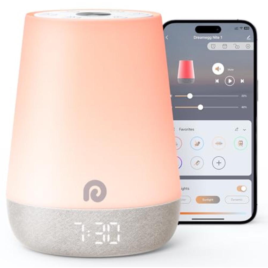 Sound Machine Baby - White Noi - Sound Sleep Trainer Clock ulasan dan harga