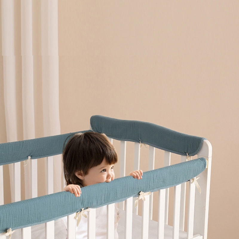 4 PCs Cotton Baby Bed Bumpers  - Baby Nursery Glider ulasan dan harga