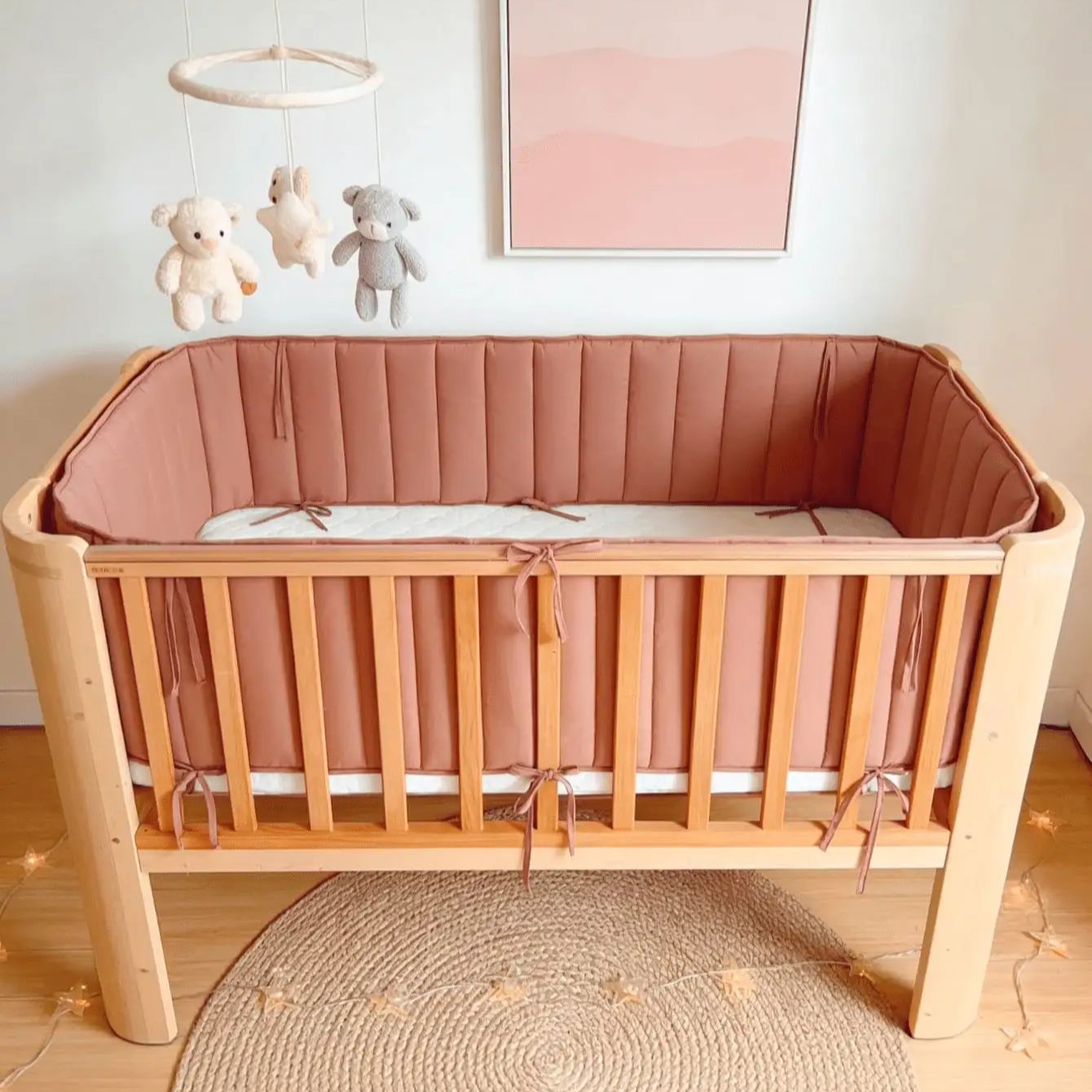Bumpers In The Crib Baby Bed B - Baby Nursery Glider ulasan dan harga