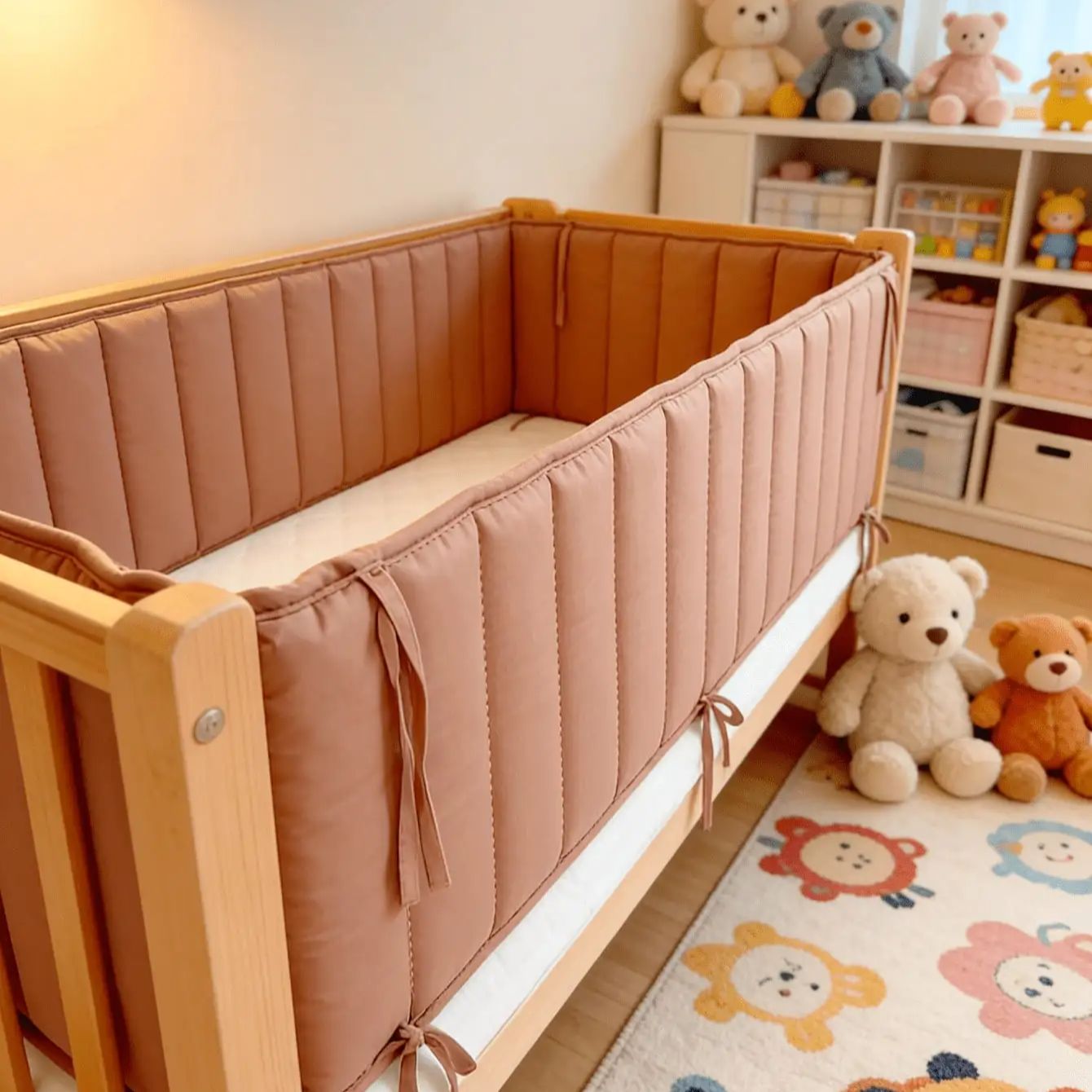 Bumpers In The Crib Baby Bed B - Baby Nursery Glider ulasan dan harga