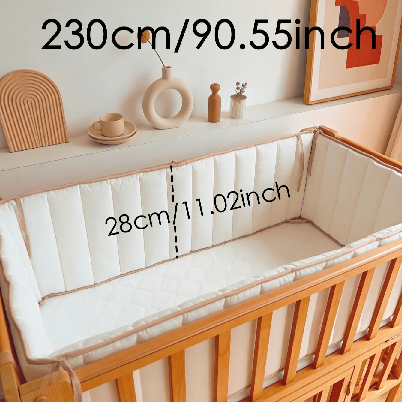 Bumpers In The Crib Baby Bed B - Baby Nursery Glider ulasan dan harga