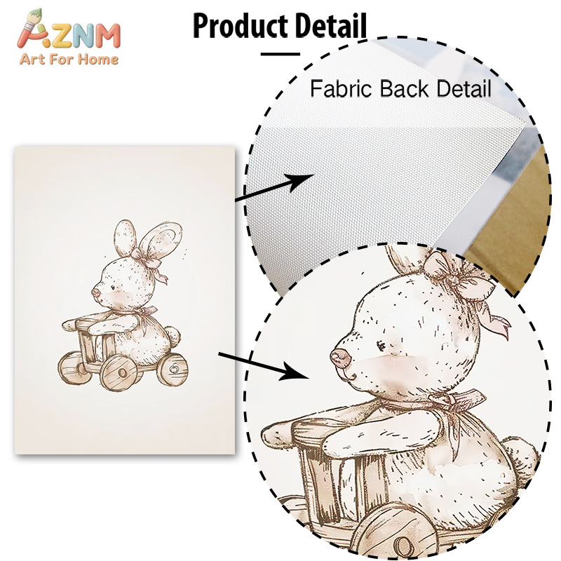 AZNM Vintage Baby Toy Canvas W - Baby Nursery Vintage ulasan dan harga