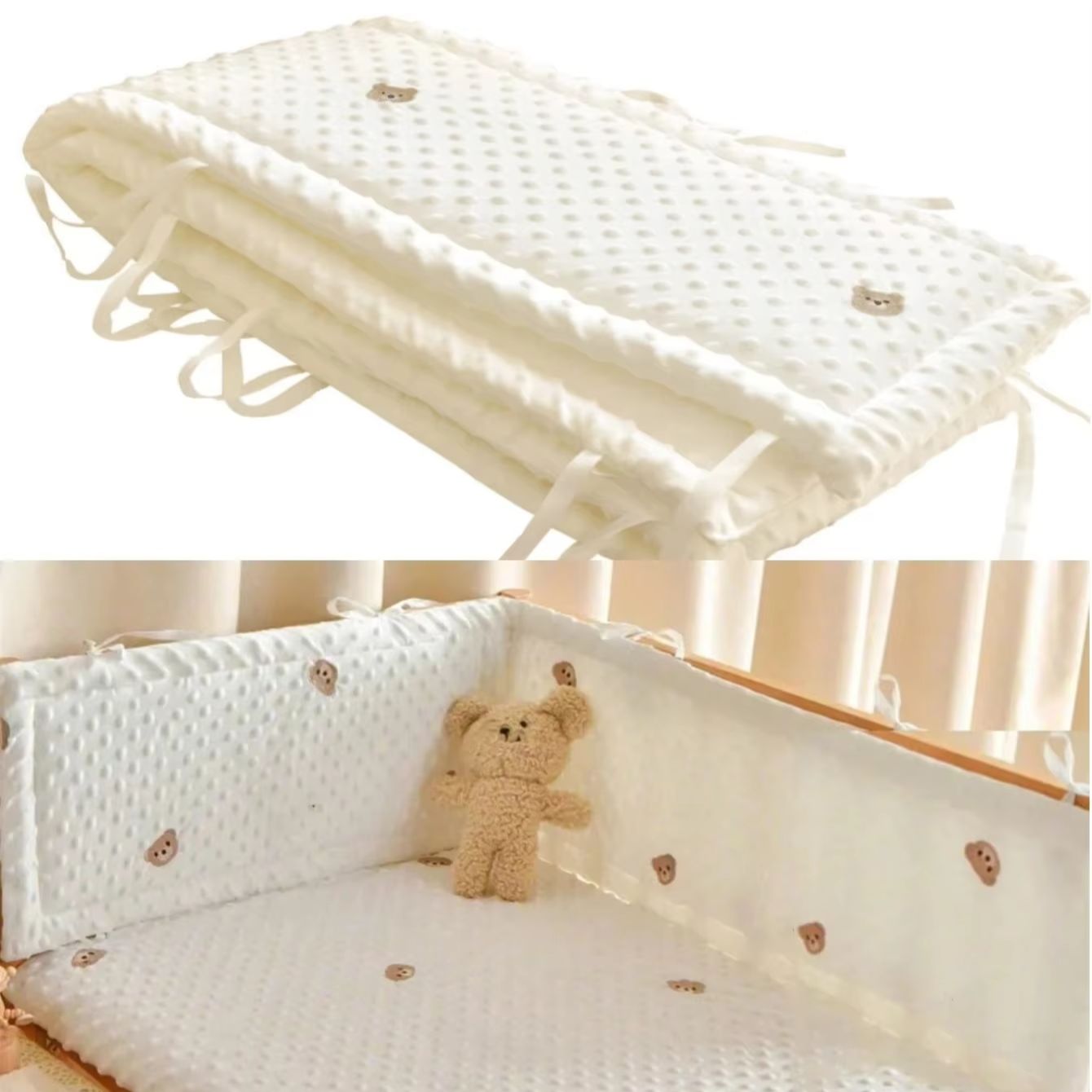 Solid Color Baby Crib Fence Co - Baby Nursery Glider ulasan dan harga