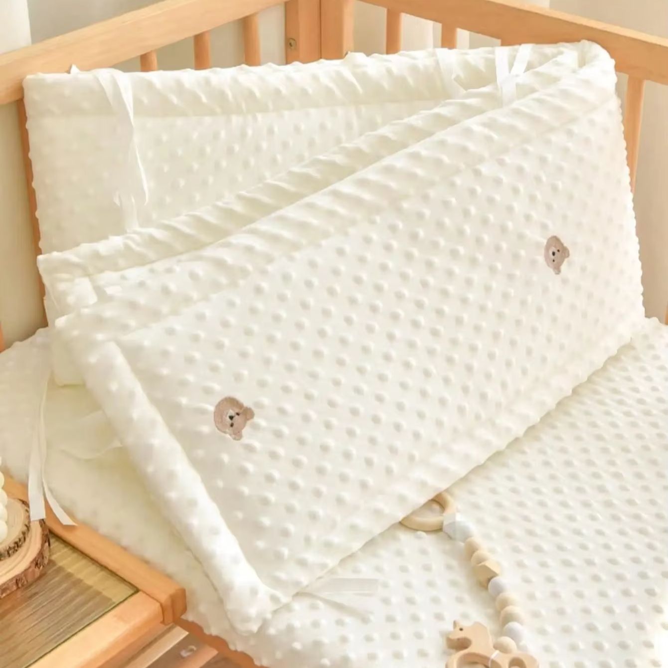Solid Color Baby Crib Fence Co - Baby Nursery Glider ulasan dan harga