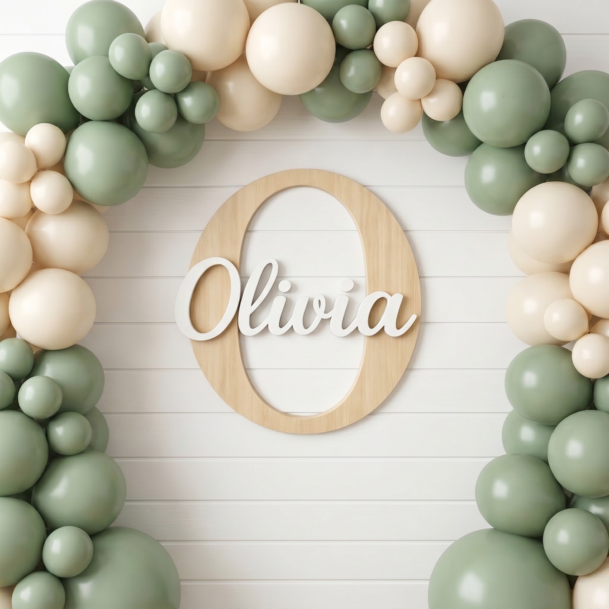 1Pc Custom Minimalist Wooden N - Baby Nursery Diy ulasan dan harga