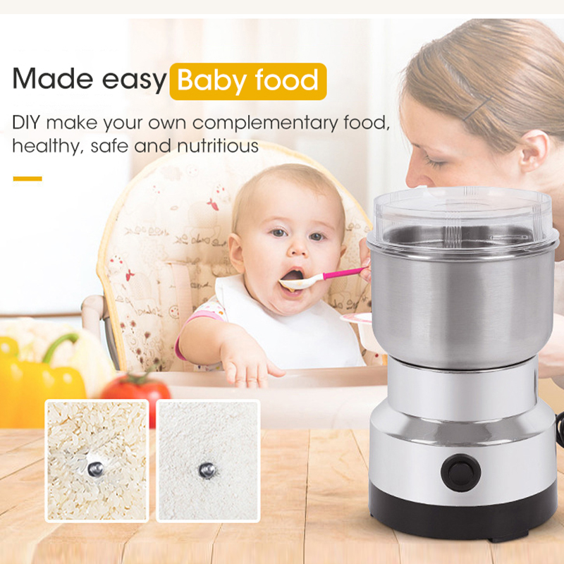 Mini Electric Grinder 4 Blades - Baby Food Processor ulasan dan harga