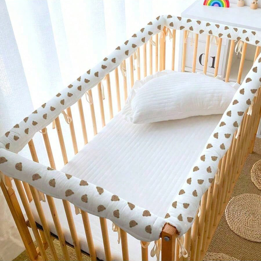3Pcs Ins Baby Crib Bumper Stri - Baby Nursery Glider ulasan dan harga