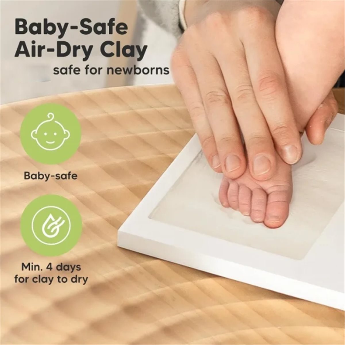 Y69A Baby Handprint & Footprin - Baby Nursery Essentials ulasan dan harga