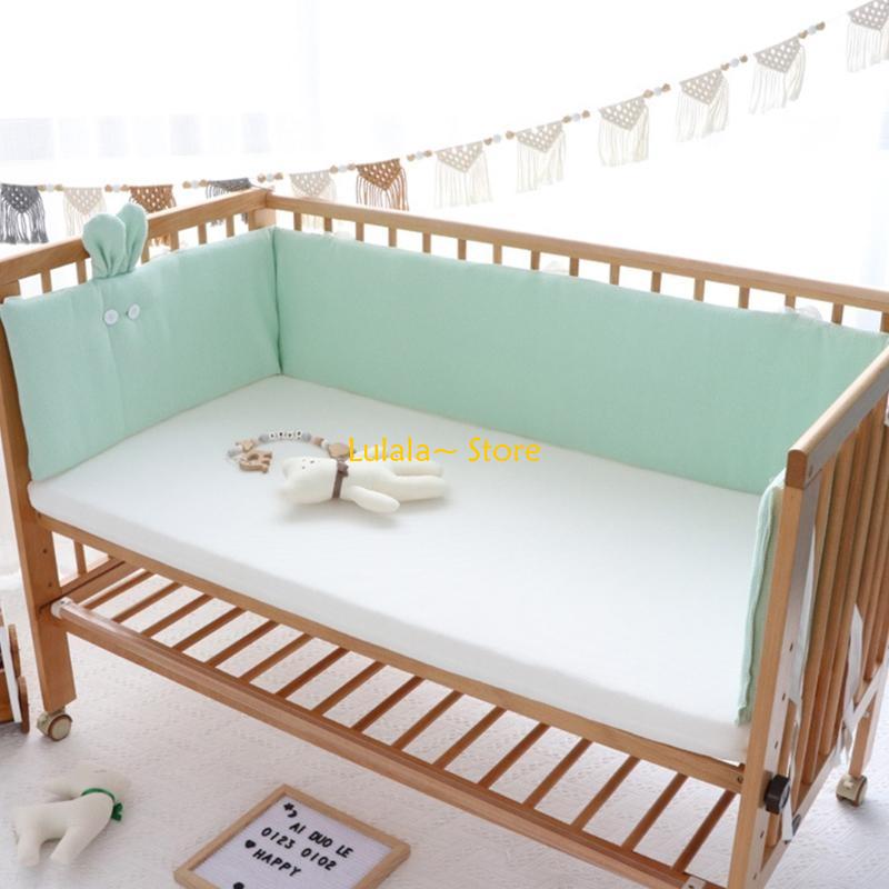Y4QA 200x32cm Baby Cot Bumper  - Baby Nursery Crib ulasan dan harga